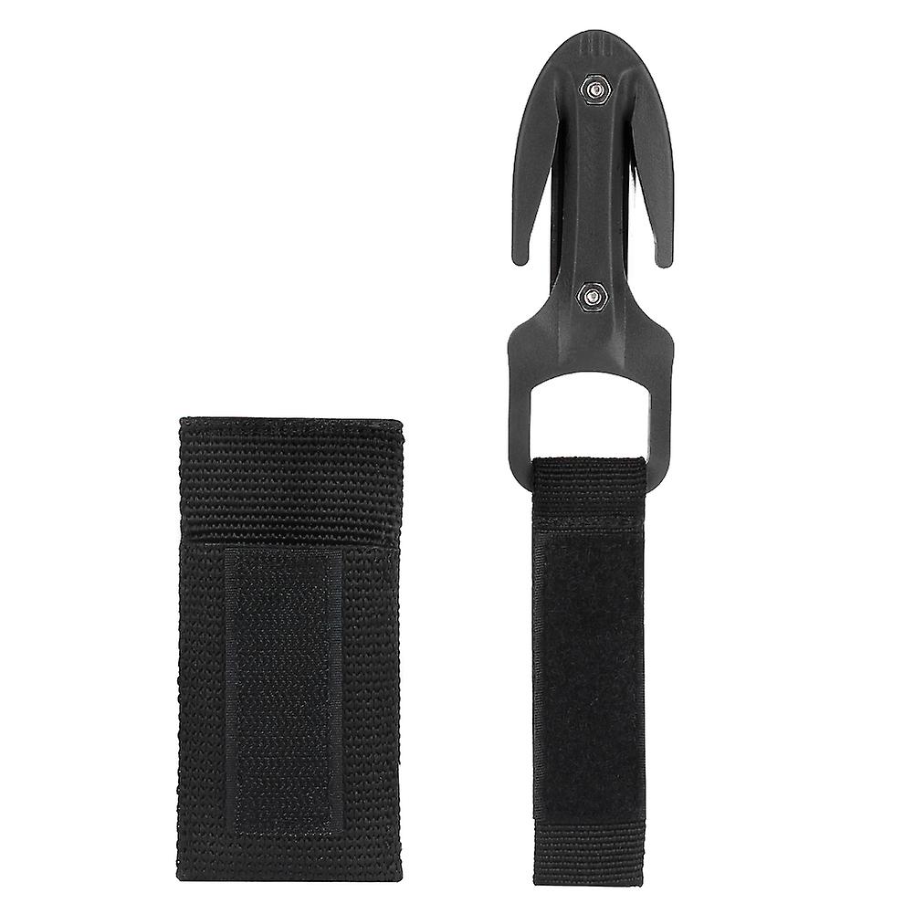 Couteau de plongée ABS KEEP DIVING, couteau de plongée sécant, équipement de plongée (noir)