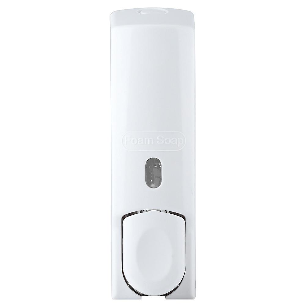 600ml Wall Mounted Manual Liquid Foam Soap Dispenser for Bathroom and Kitchen (White)