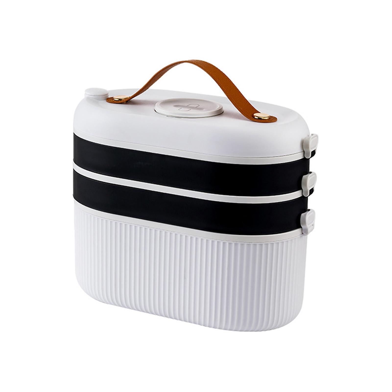 Rotary Medicine Box with Mini Tablet Box Large Capacity 3-Layers First Aid Box