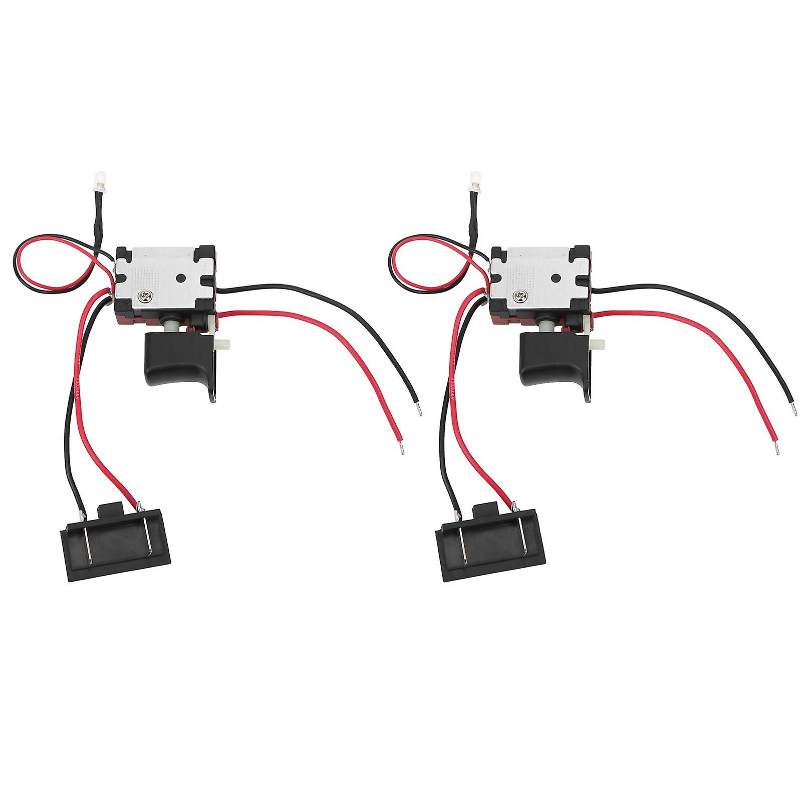 MechKit Stepl Speed Regulation Switch 2Pcs Master Switch Fitting, CW/CCW Driver Circuit Board, Stepl Speed Regulation Switch for Electric Wrench,