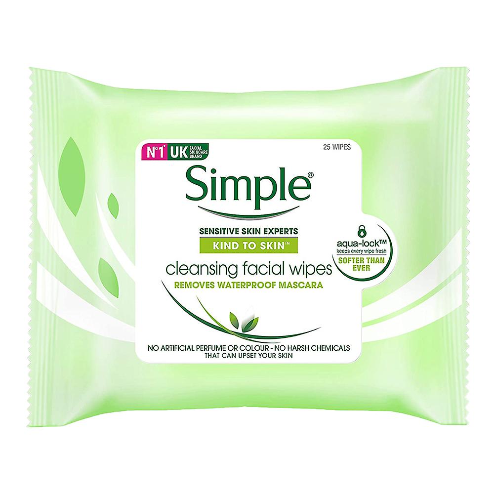 Simple Nettoyant Nettoyant Lingettes Visage Imperméable Démaquillant