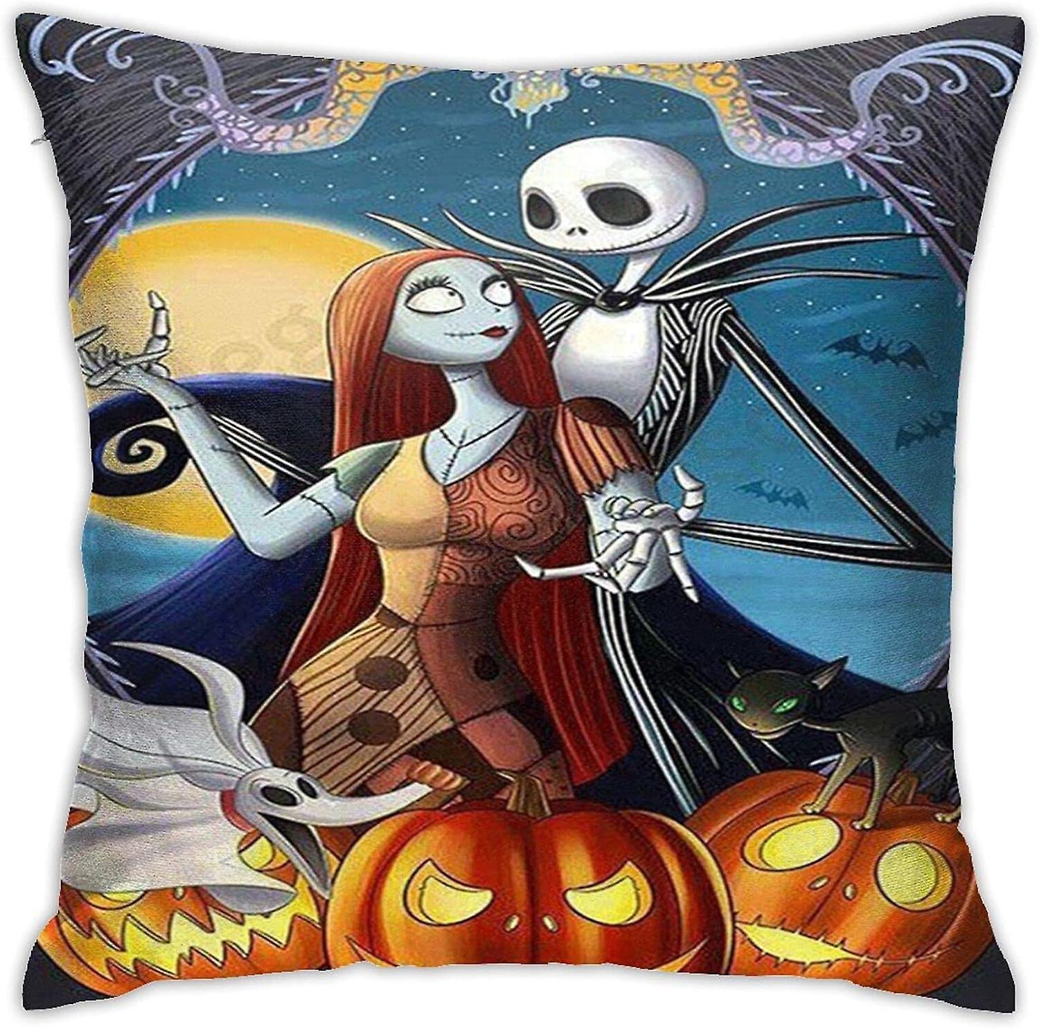 快適な装飾的なクッションは枕カバーをカバーし、夢の中で不思議の国のアリスチェシャ猫、ソファソファチェア45cmのための柔らかい正方形のスロー枕