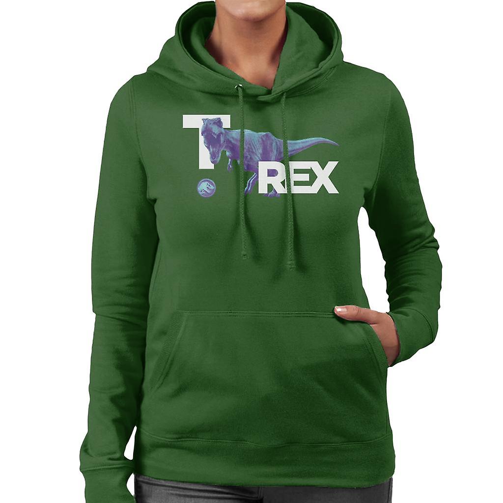 Jurassic Park T Rex Rage Women's Hooded Sweatshirt