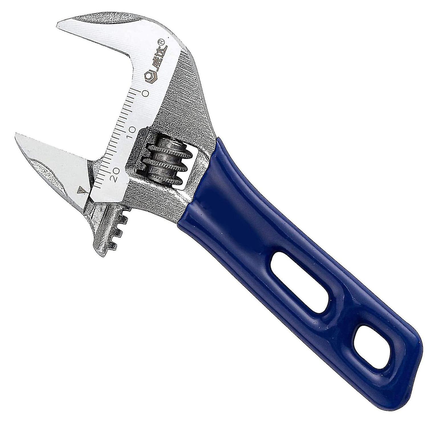 Adjustable 4-Inch (115mm) Pipe Wrench for Bathroom Use