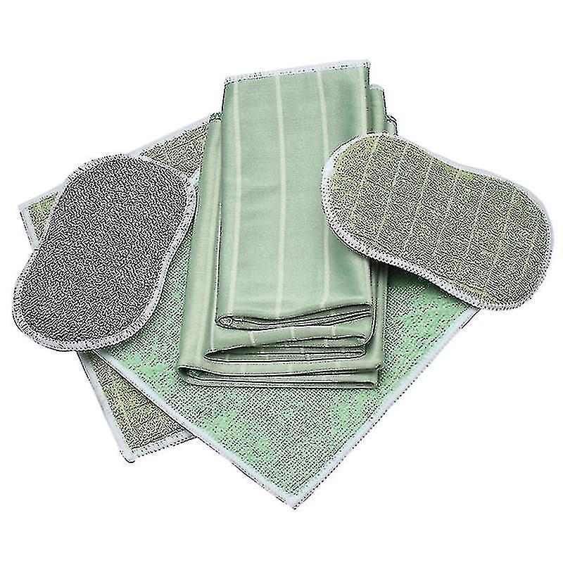 6-Piece Microfiber Glass Cleaning Cloth Set