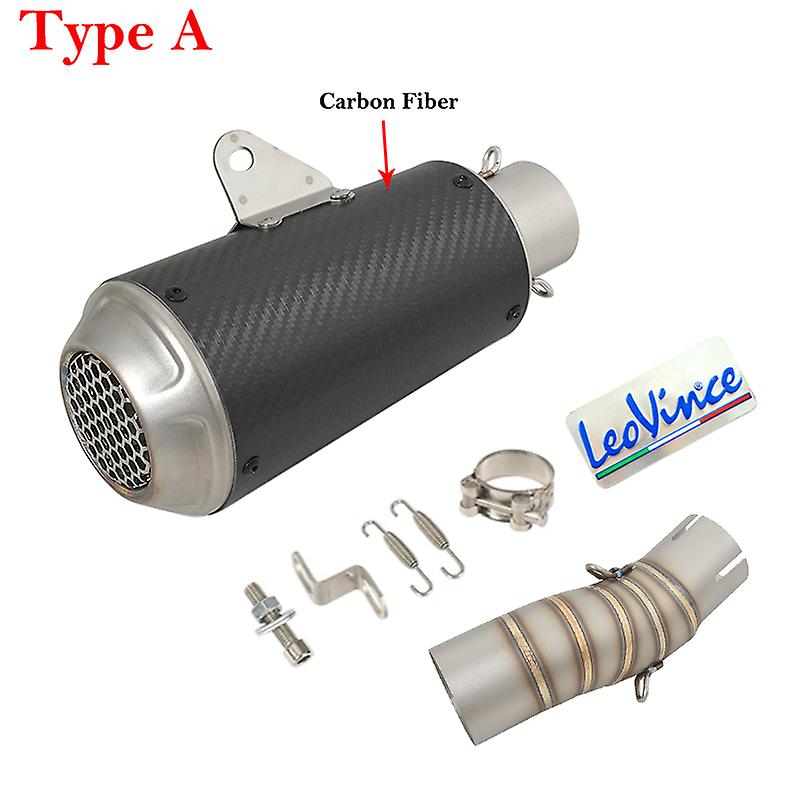 Slip On für cfmoto 450sr 450ss Motorrad Auspuff anlage Moto modifiziertes Schall dämpfer Mittel verbindungs rohr für Leovince No DB Killer