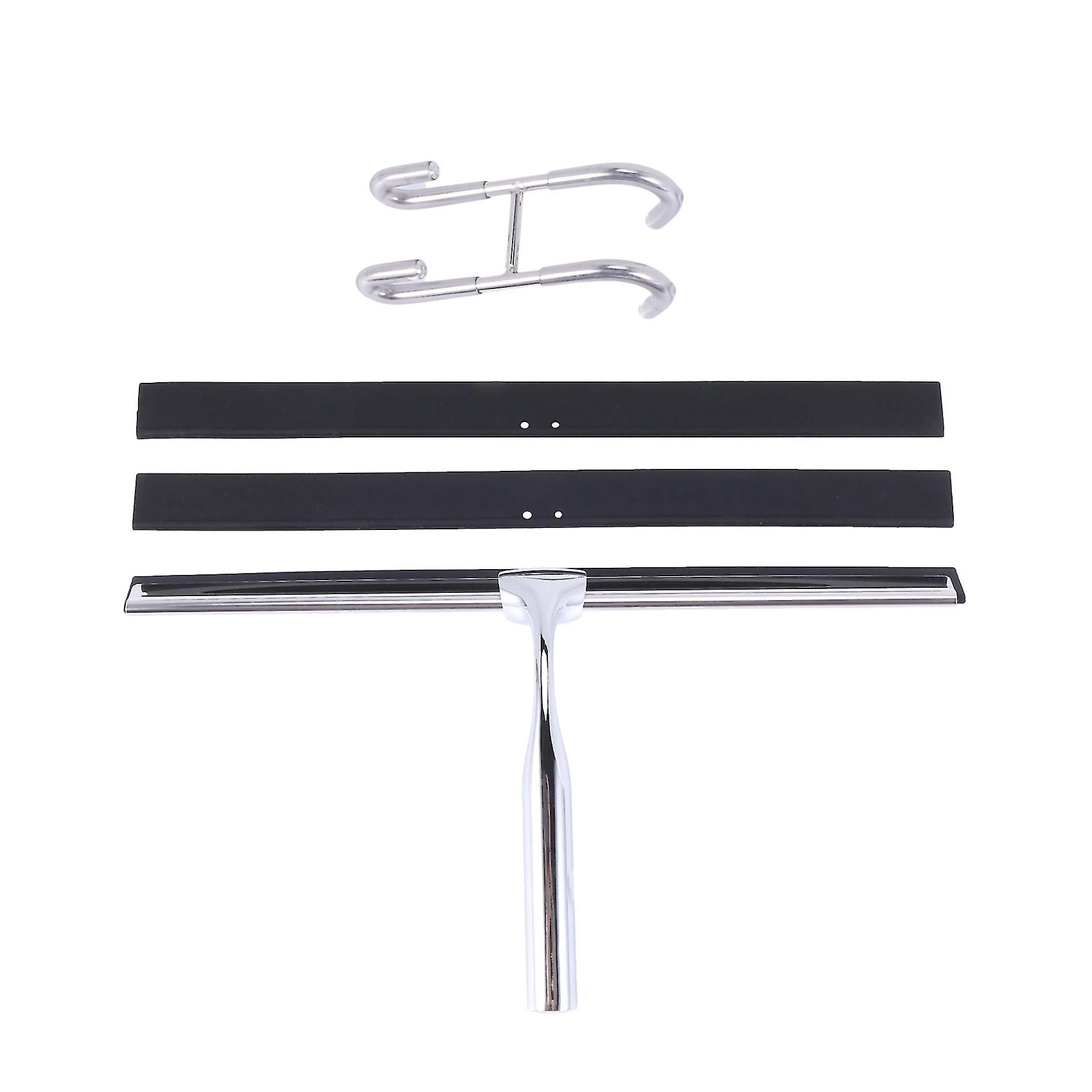 Squeegee Stainless Steel Shower Wiper 31cm Shower Squeegee Without Drilling Window Puller With Wall