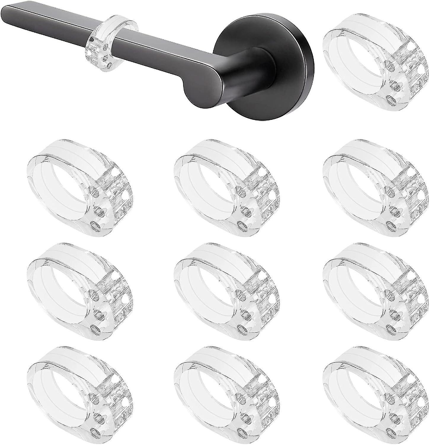 10 door handle bumpers (transparent)