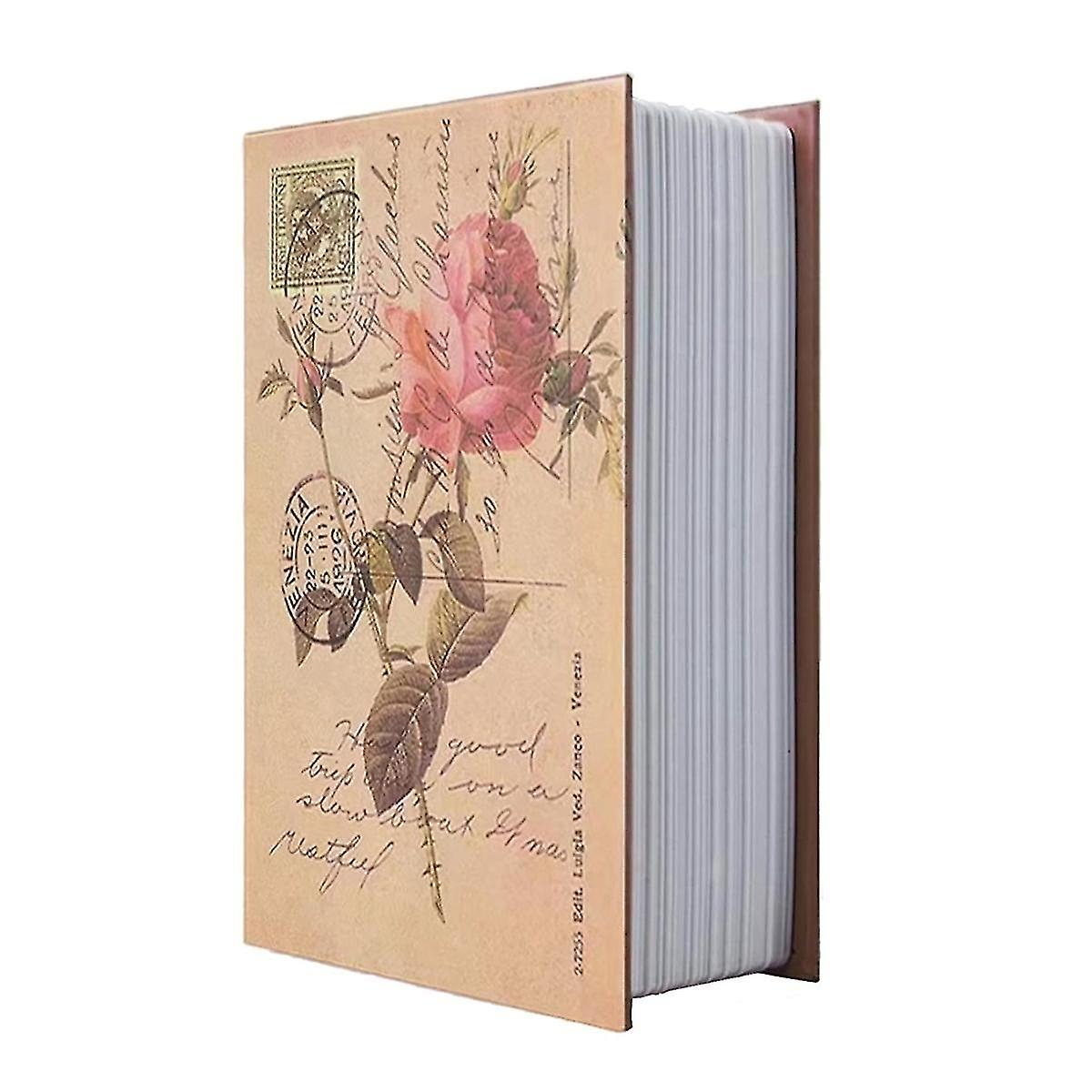 Decorative Book Safe With Key Lock, Vintage Imitation Book Hidden Safe Decoration, Secret Diver