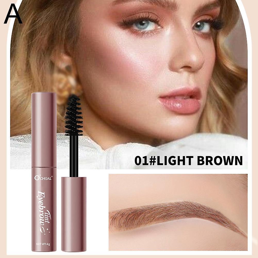 Crème de teinture des sourcils imperméable à l’eau longue durée cosmétique 4 couleurs Crème pour sourcils