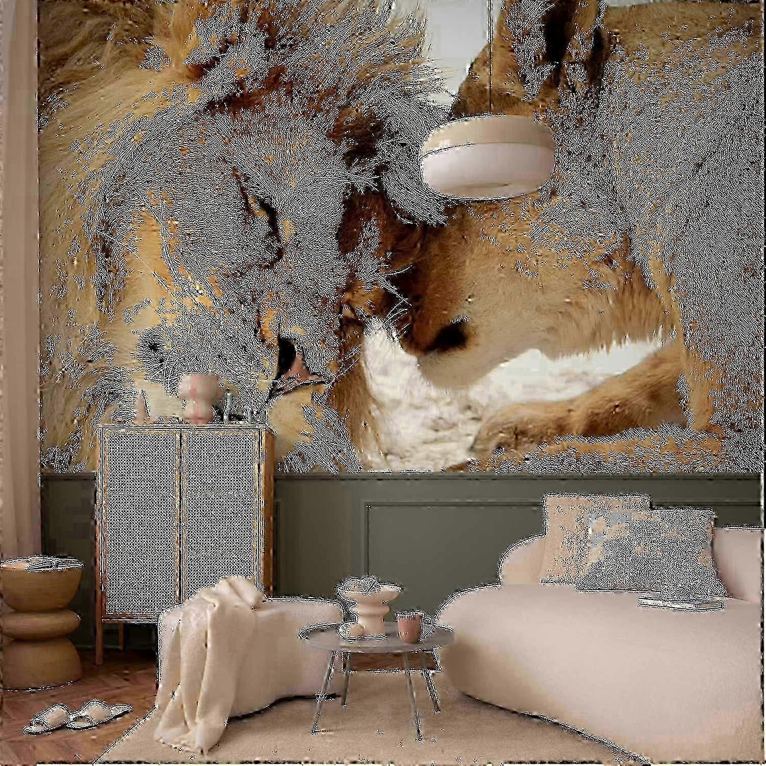 Mural de Parede - Lion Tenderness