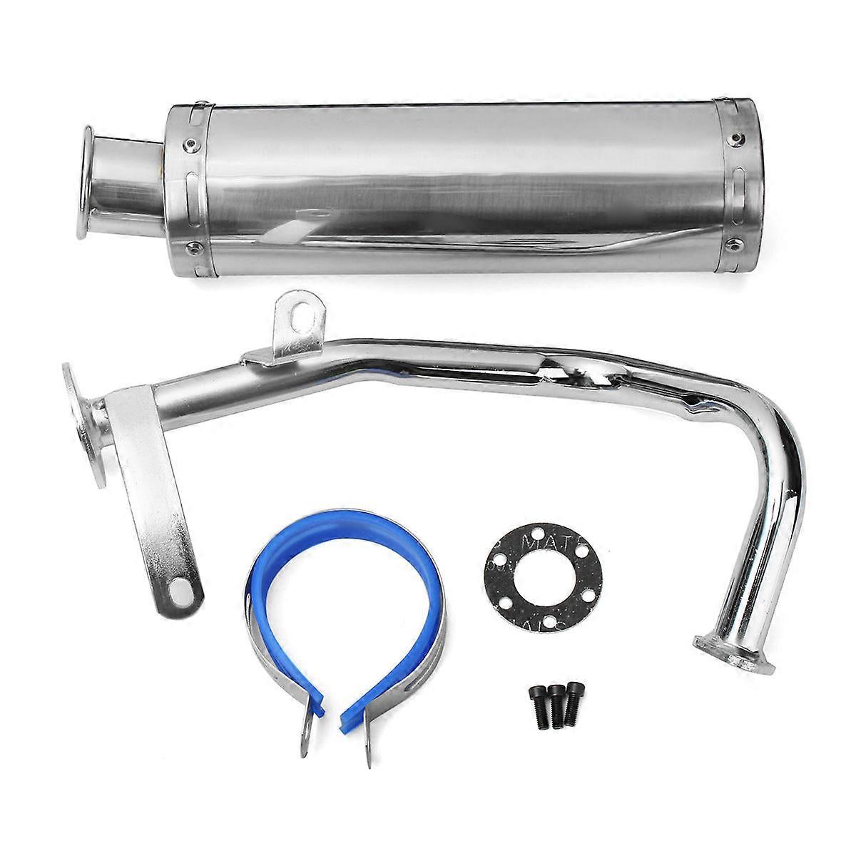 Scooter Performance Exhaust Muffler Stainless Pipe 88*300mm