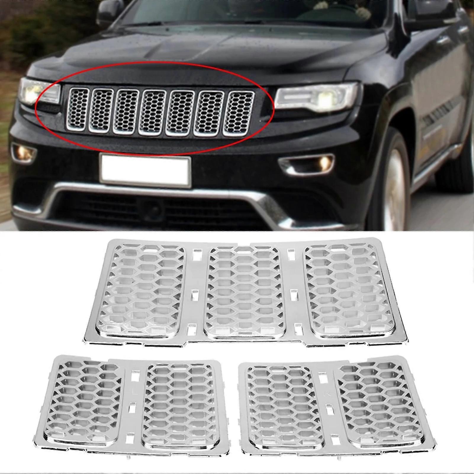 Car Front Hood Grille Replacement Universal Front Bumper Grille Replacement for SUV