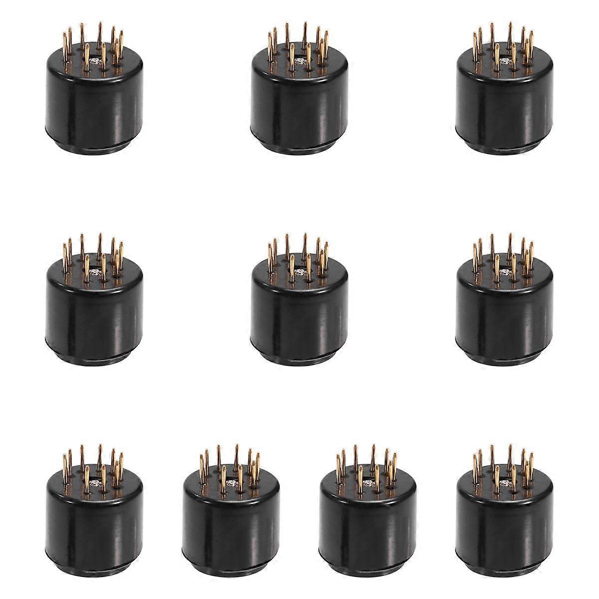 10 SZTUK 9Pin Tube Socket Test Saver dla 6DJ8 12AX7 ECC83 12AU7 ECC82 EF86 6922 5670 Wzmacniacz audio