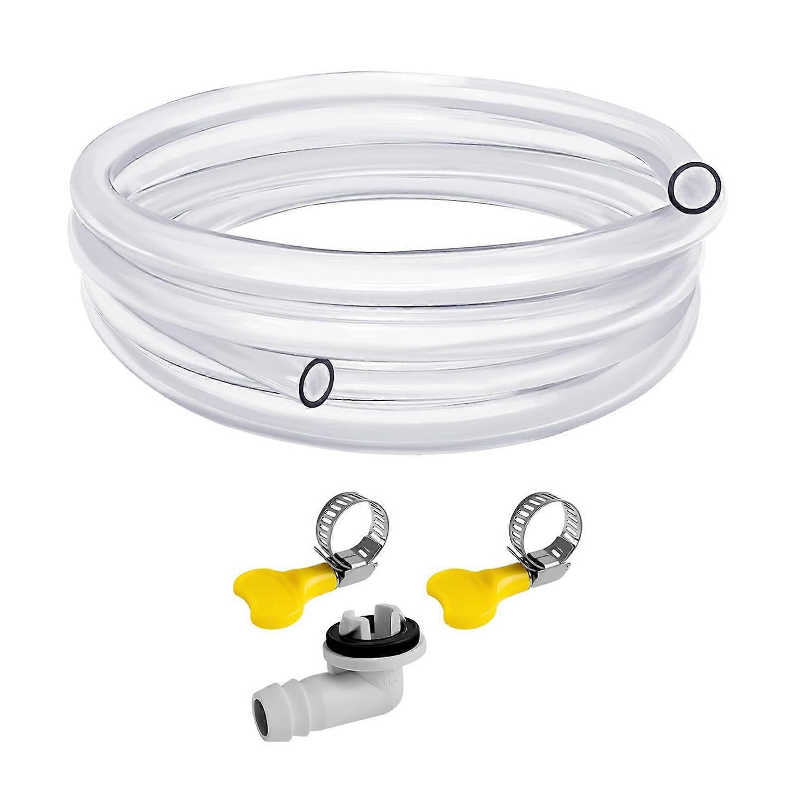 Air Conditioning Drain Pipe Set Leak Resistant Kink-Free Simple Installation Wide Application Universal AC Drain Hose Accessories Kit