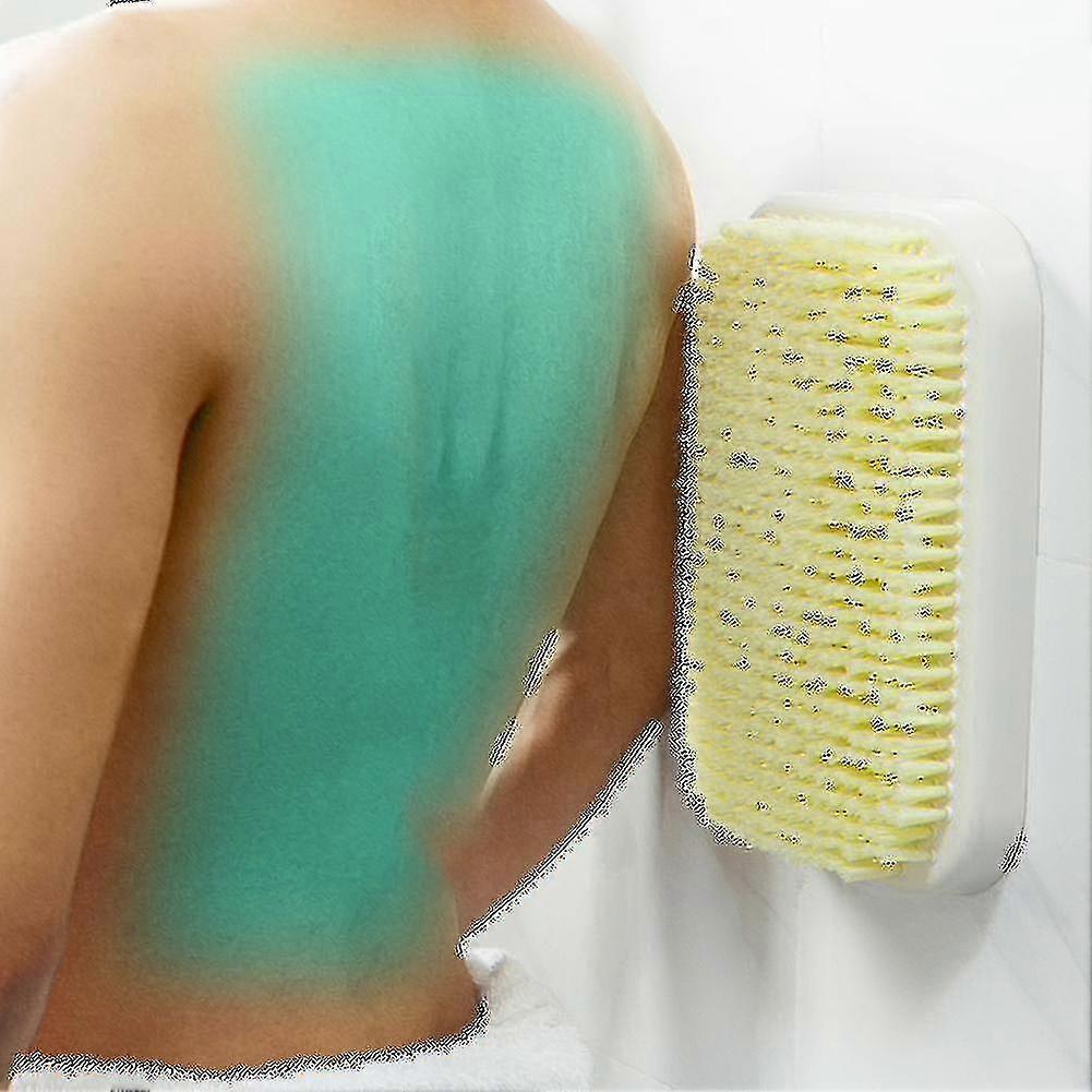 Tilbage Scrubber til bruser vægbruser børste håndfri eksfolierende for deep clean