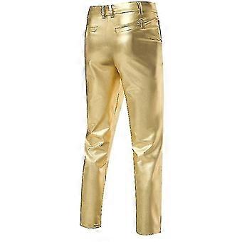 Mens Night Club Metallic Gold Suit Pants Straight Leg Formal Trousers For  Evening Wear Party And Special Occasions | Fruugo IE