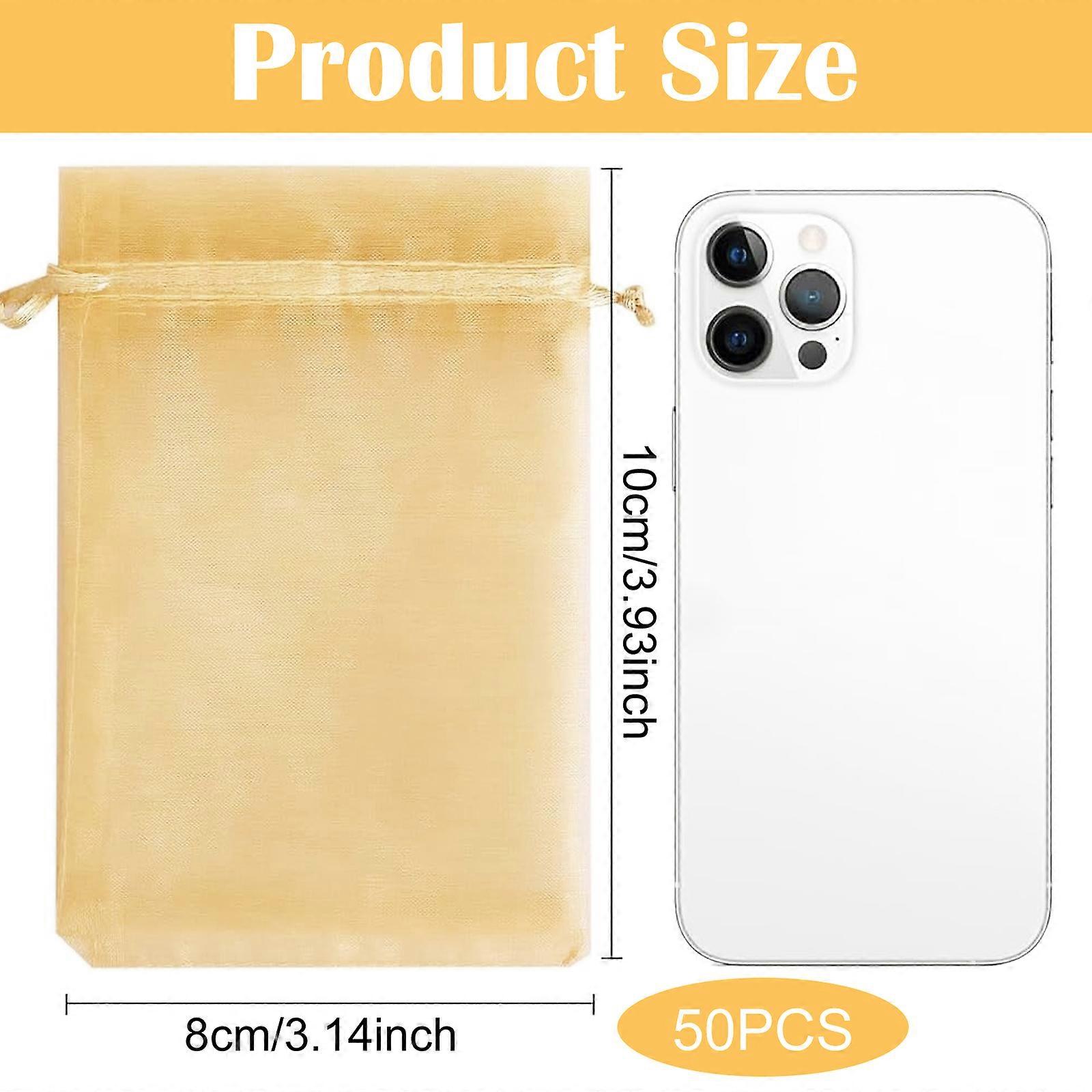 50pcs gold beam pockets -10 * 8cm