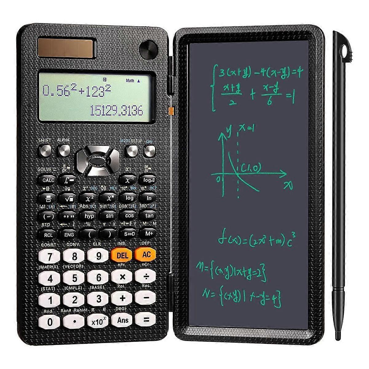 Scientific Calculator with LCD Writing Math Calculator Suitable for School Solar Calculator (991ES