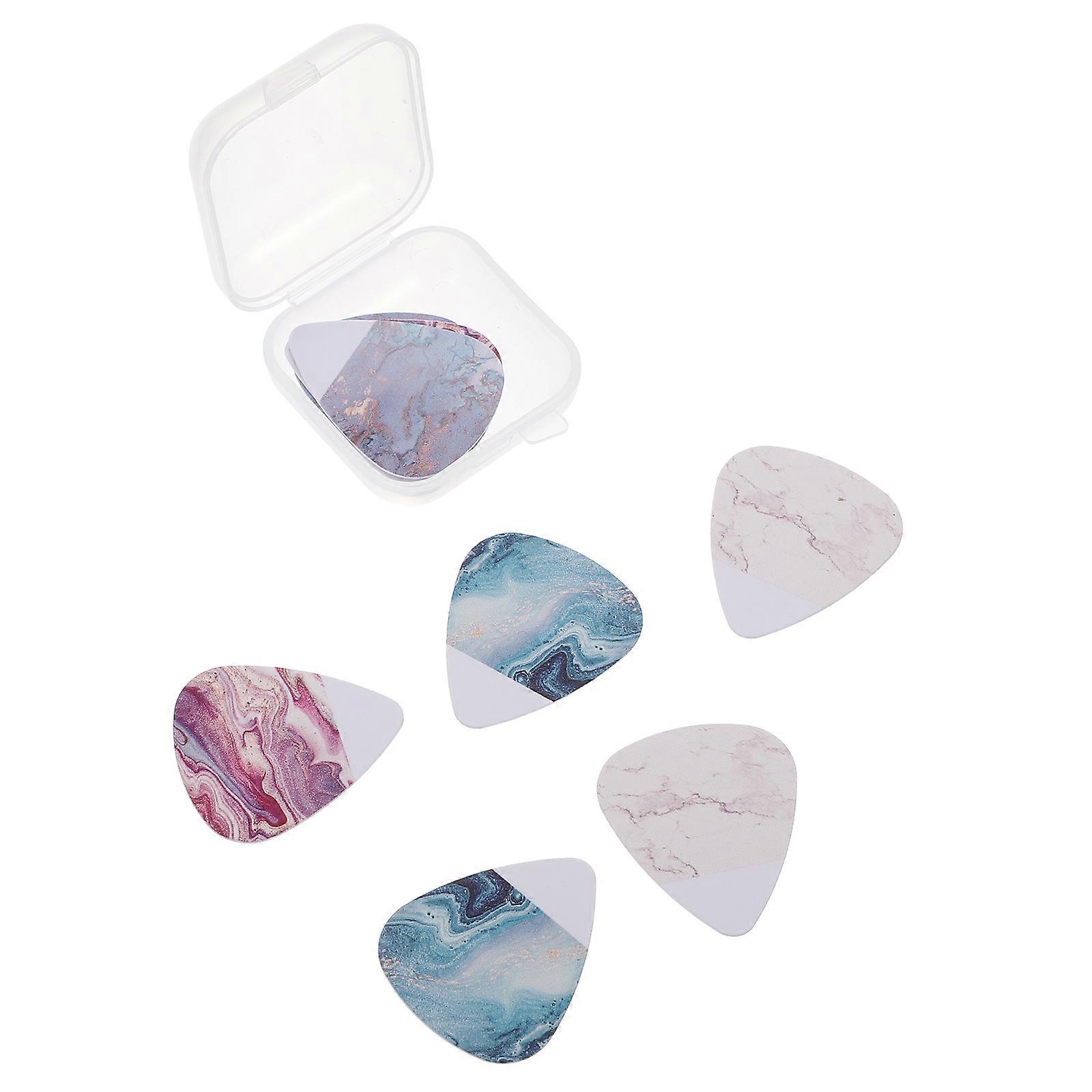 16Pcs Guitar Picks Practical Ukulele Guitar Accessories Triangular Guitar Picks