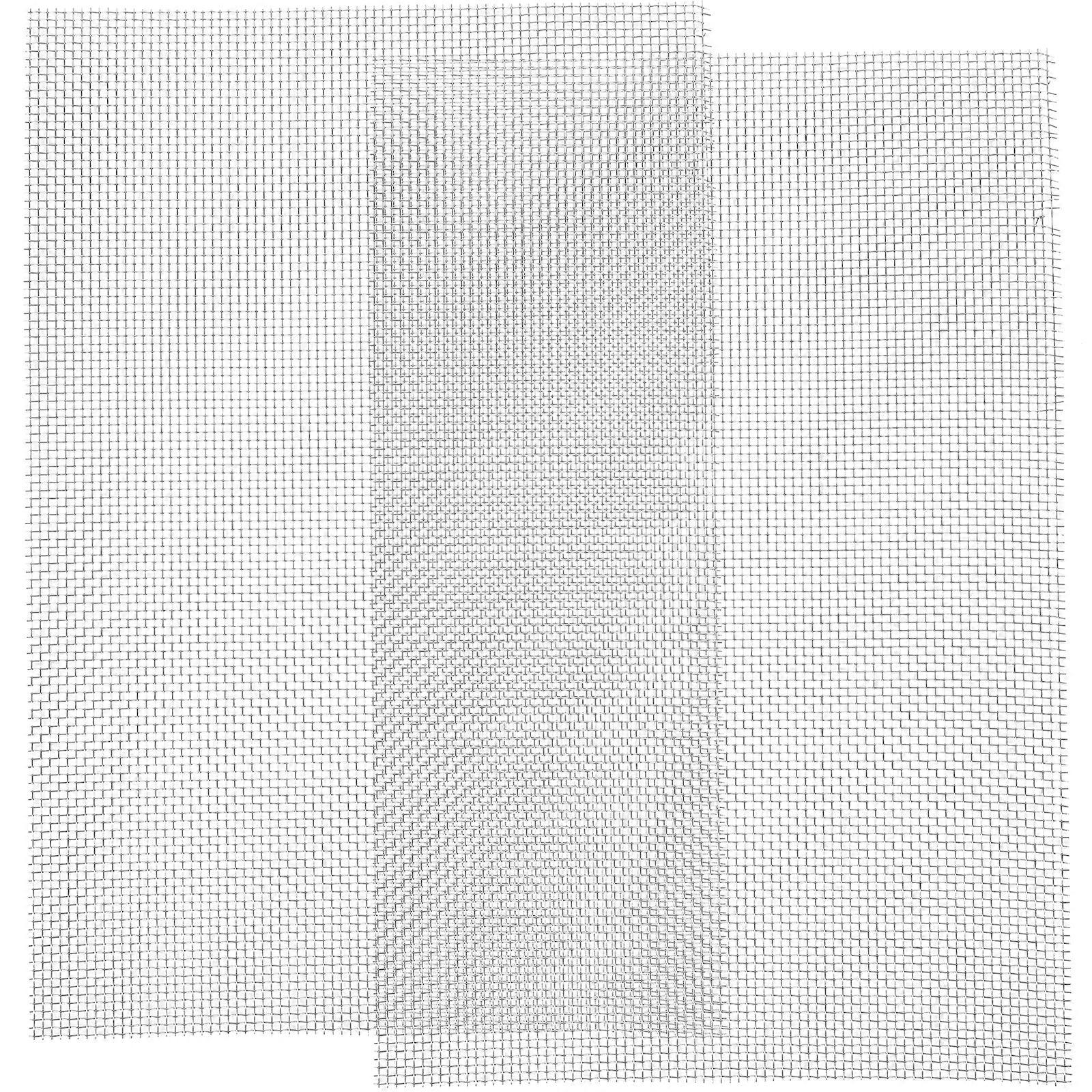 2 stk rustfrit stål trådnet metal trådnet DIY trådnet ingen rusttrådnet