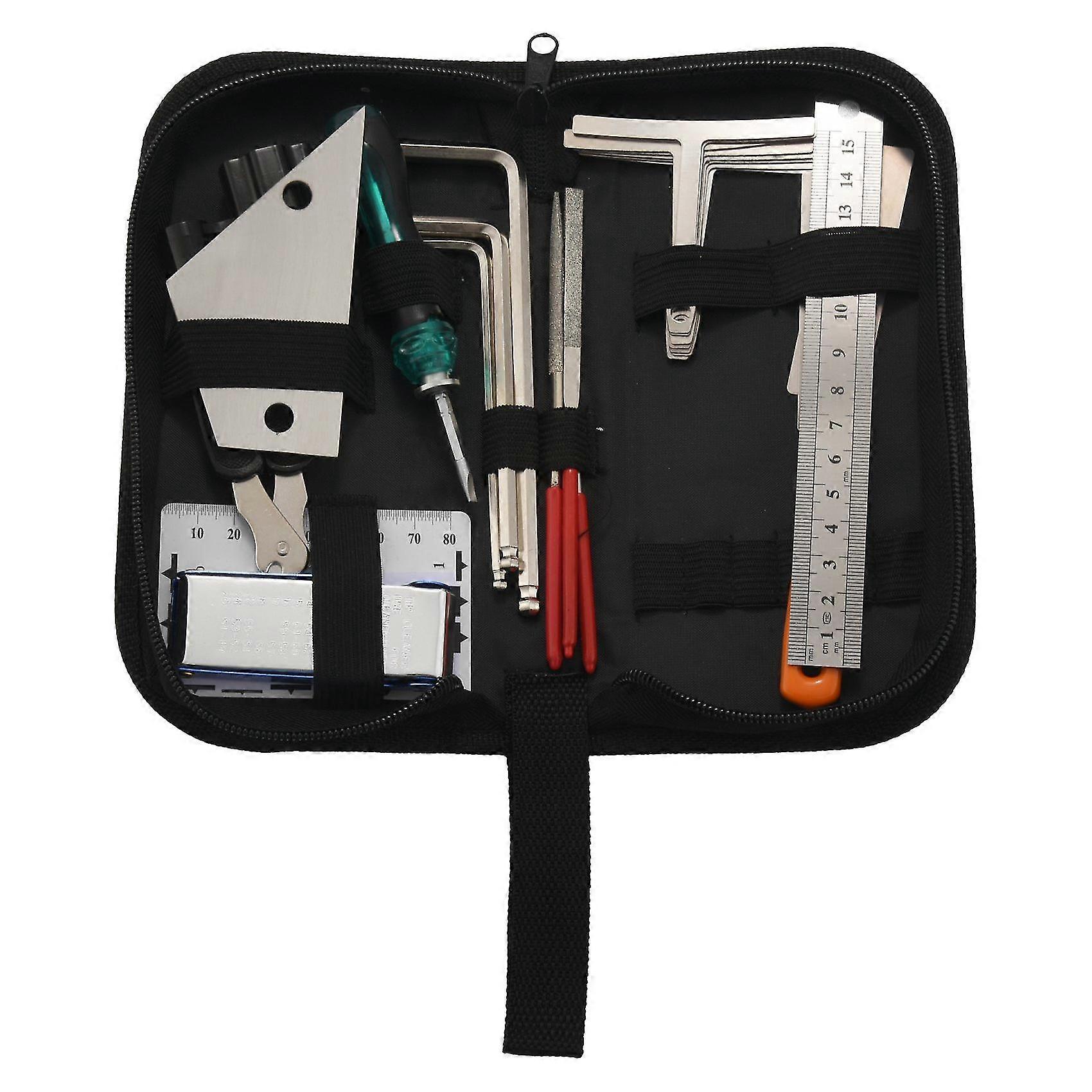 Guitar Tool Kit Repairing Maintenance Tools String Organizer String Action Ruler Gauge Measuring To