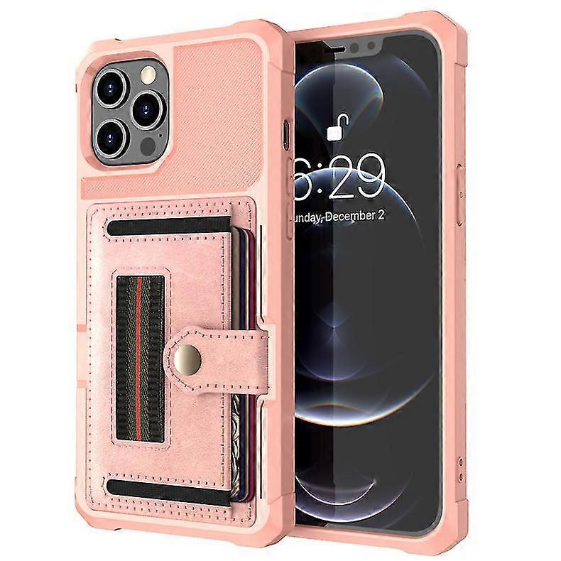 multi-function anti-fall case compatible with iphone 12 12pro 11 11pro with card holder