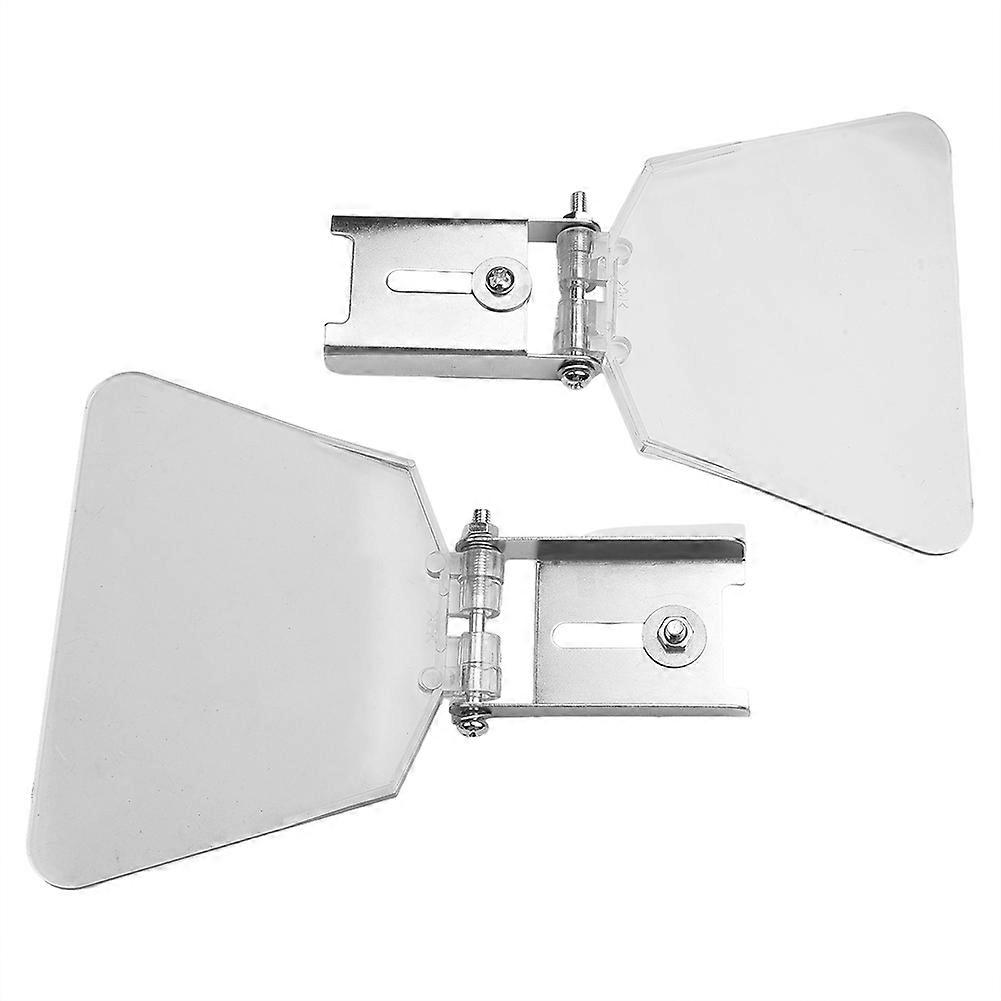 2pcs Grinder Bench Guard Replacement Eye Protection Safety Shields With Bracket Safety Guard Bench Grinder Tool