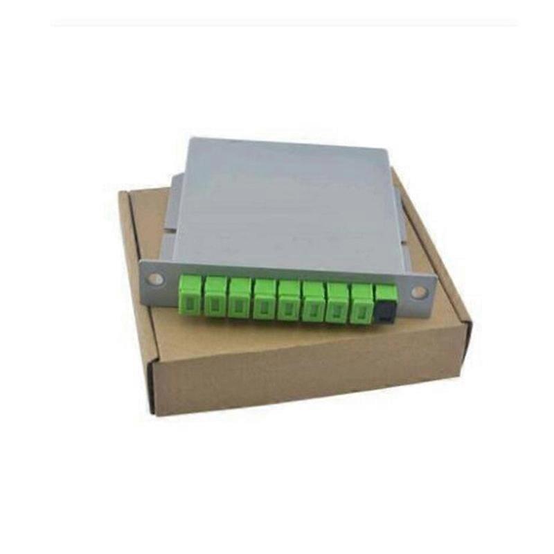 12Pcs Sc Apc 1x8 Ftth Fiber Optic Plc Splitter Box With Planar Waveguide Type Optical Splitter Free Shipping