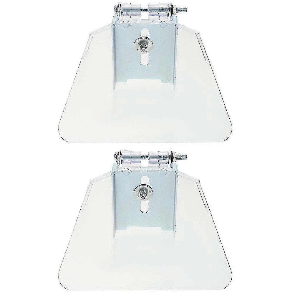 2pcs Bench Grinder Guard Replacement Bench Grinder Eye Shield Grinder Attachments Screws Included