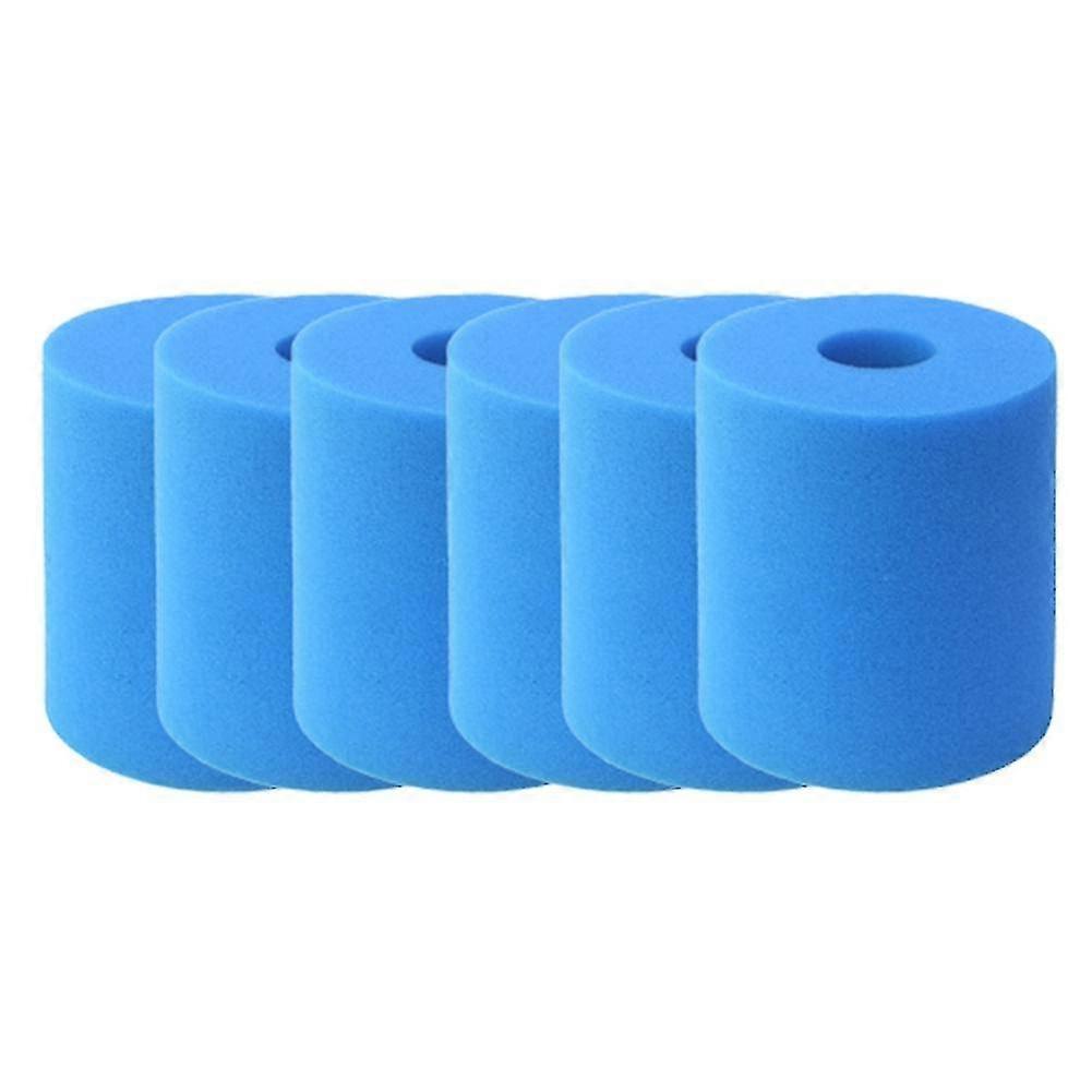 6 Pcs For Spa Swimming Pool Cleaner Sponge Filter Sponge Filter