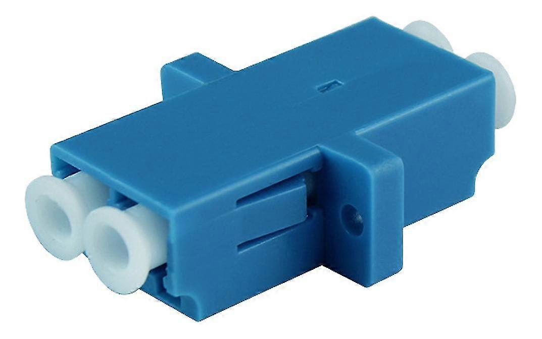 Optical Equipment Tools Lc Adapter Connector, Lc/upc Singlemode Duplex Fiber Optic Adapter One Piece Telecom Grade Fiber Optic Flange Tray Square Head