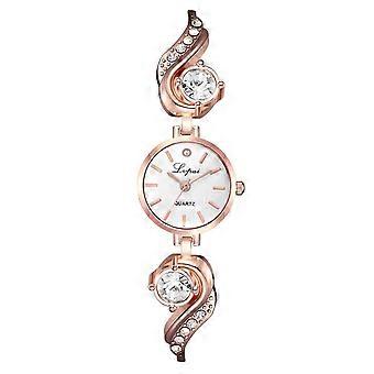Elegante Diamantarmband Quarzuhr Kompakte Persönlichkeit Damen Mode Casual Watch