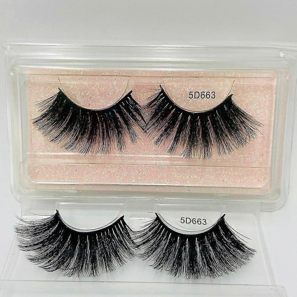 3d False Lashes Eyelashes Long Natural Party