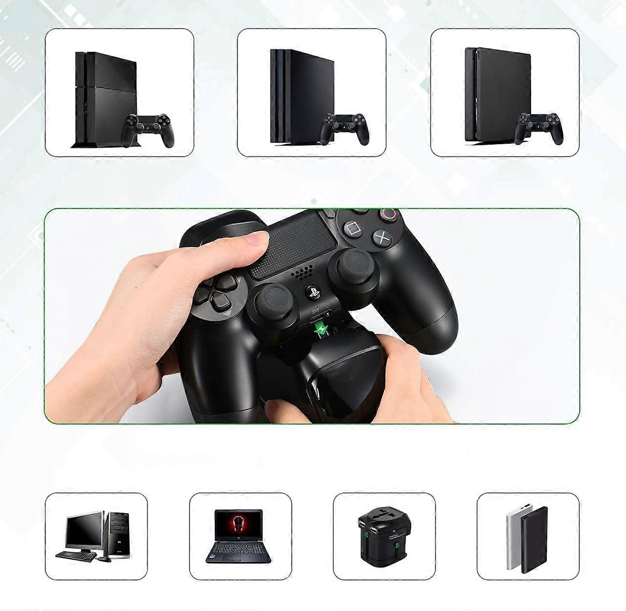 Cavo Micro USB Superer 1,5M Per Joystick PS4, Xbox One E Controller | Resistente E Facile Da Pulire - 3