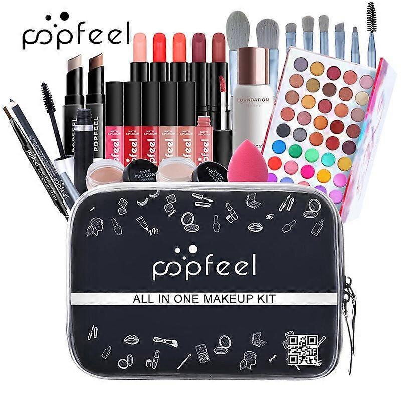 24 Pcs/set All In One Makeup Set Beginner Full Professional Durable Easy