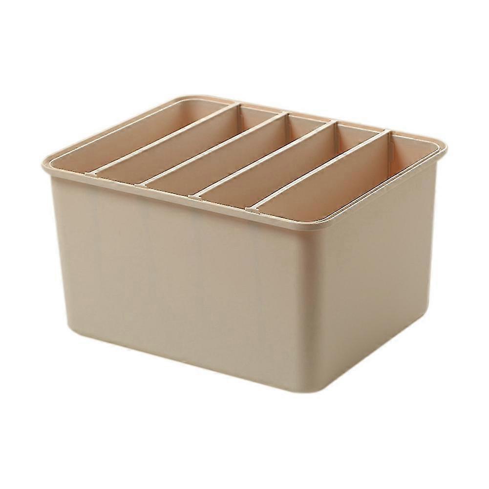 12l Large Clothes Pants Storage Box With Middle Board Closet Stackable Organizer Container Underwea
