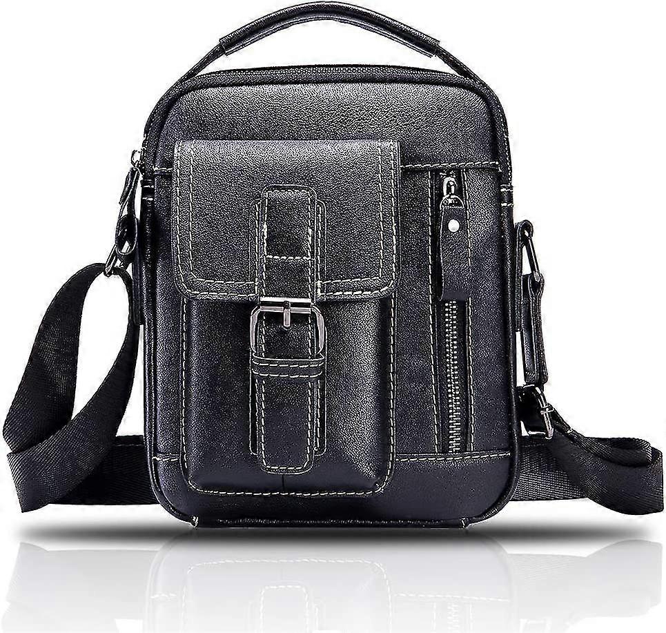 Men's Leather Shoulder Bag For Men Retro
