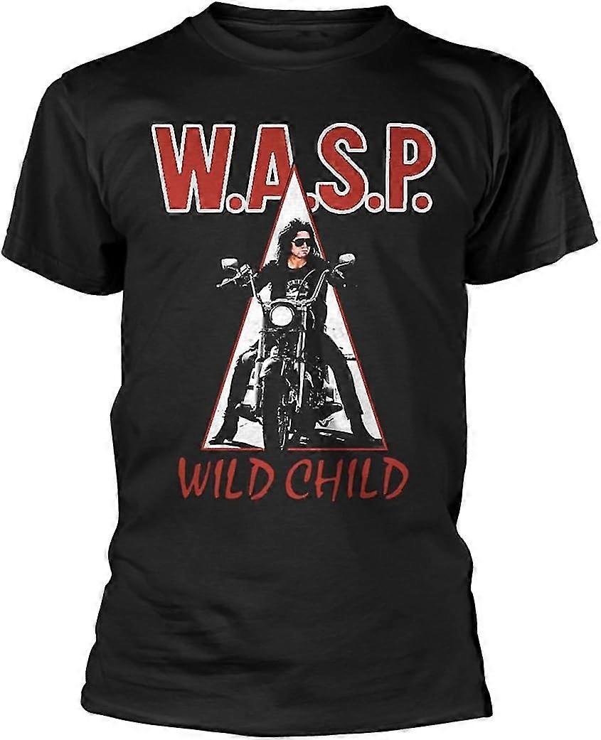 W.A.S.P. Wild Child T-Shirt Homme Noir Artisanat robuste