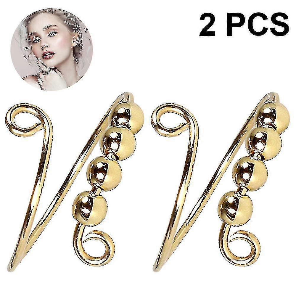 ビーズストレスリリーフリングで2pcs女性調整可能な不安リング