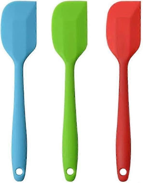 Set Of 3 Small Silicone Spatula Heat-resistant And Harmless Non-stick Utensils For Cooking Stirring
