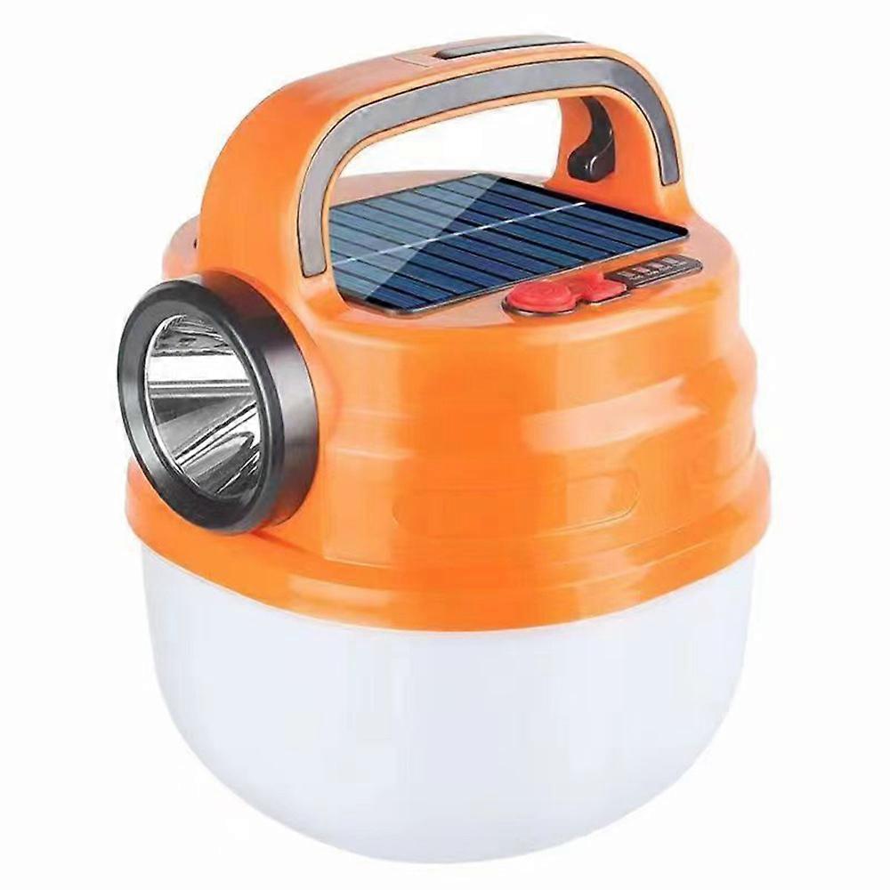 Portable Outdoor Camping Light - Solar Powered USB Charging Hanging Camping Tent Lantern with 6 Light Modes for Household & Travel