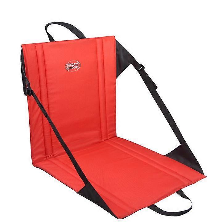 Portable Outdoor Camping Seat | Lightweight Upholstered Seat for Sporting Events and Beaches | With Backrest