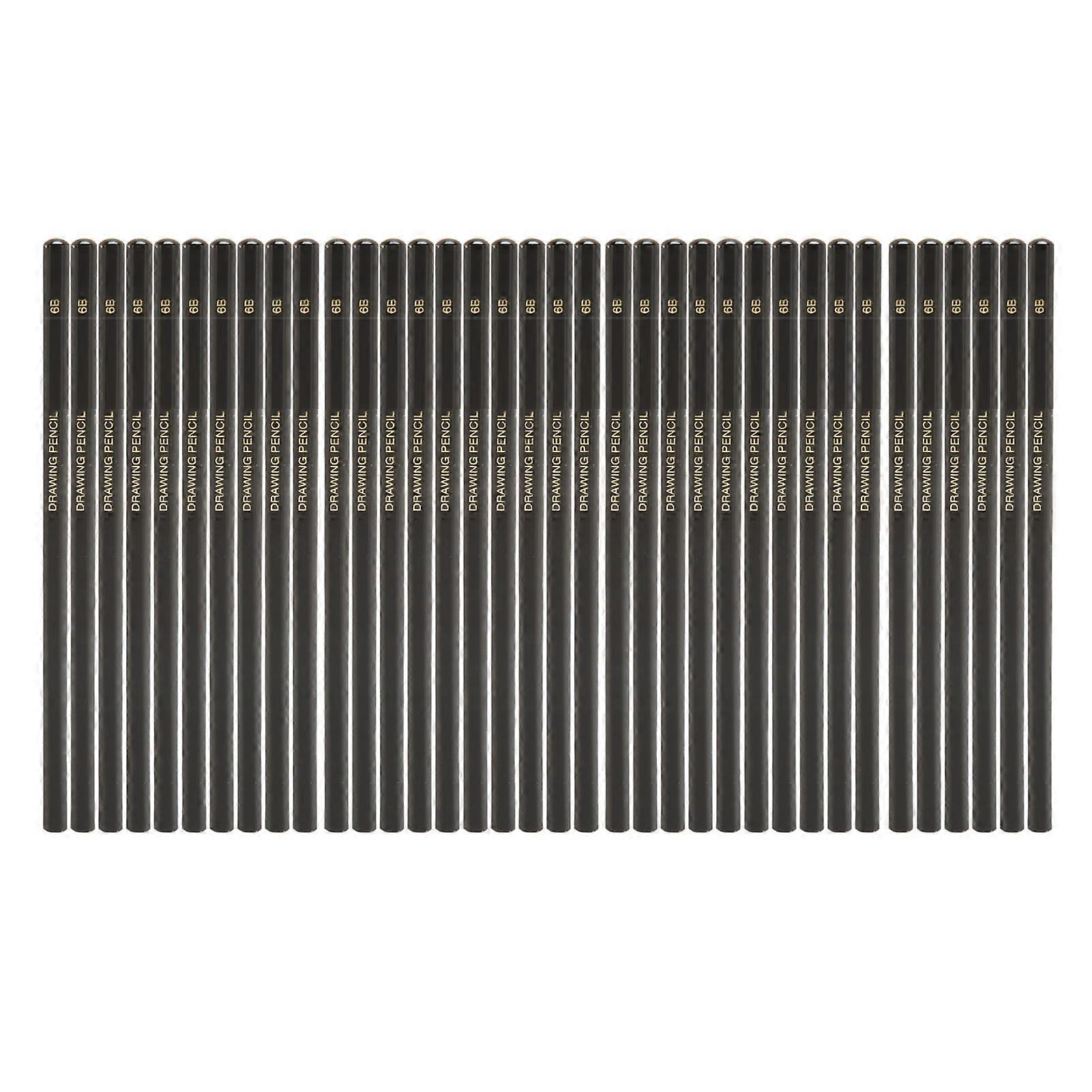 36Pcs Drawing Sketching Pencil Set Professional Ergonomic Handle Graphite Pencil Set for Beginners Artists 6B