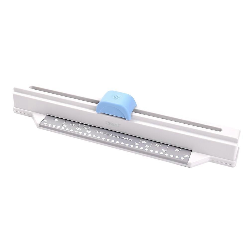 30 Holes Punchersliding Light Duty Paper Punch A4 B5 A5 A6 B6 A7 B7 Large Capacity 5 Sheets Hole Punch Paper Punch