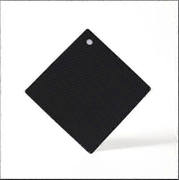 set of 2 silicone multipurpose hot pads heat , non-slip coasters, durable flexible for table kitchen countertop