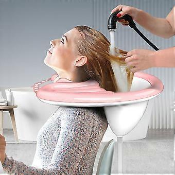 Tragbare mobile aufblasbare Salon Haarwäsche Waschbecken Shampoo Tablett Waschschüssel