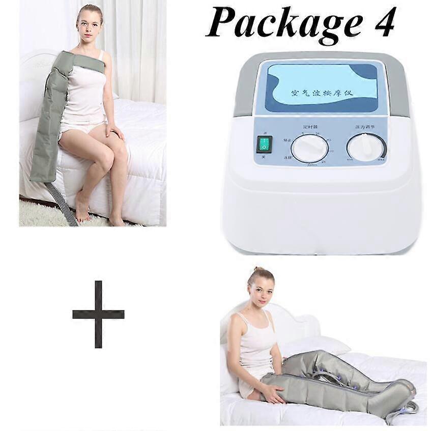 רטט טיפול אינפרא אדום דחיסת אוויר עיסוי גוף לנוחות הרגליים והזרועות מכשיר הרפיה לקדם כאבי זרימת דם