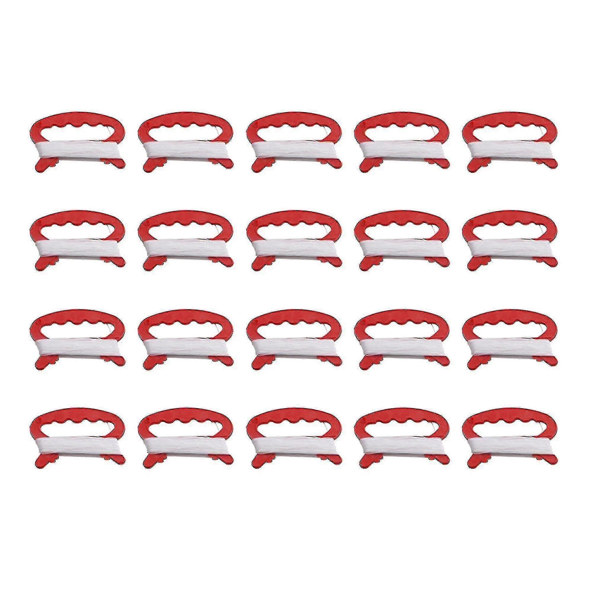 20x Plástico 30m Outdoor Sport Flying Kite Line String con mango winder--
