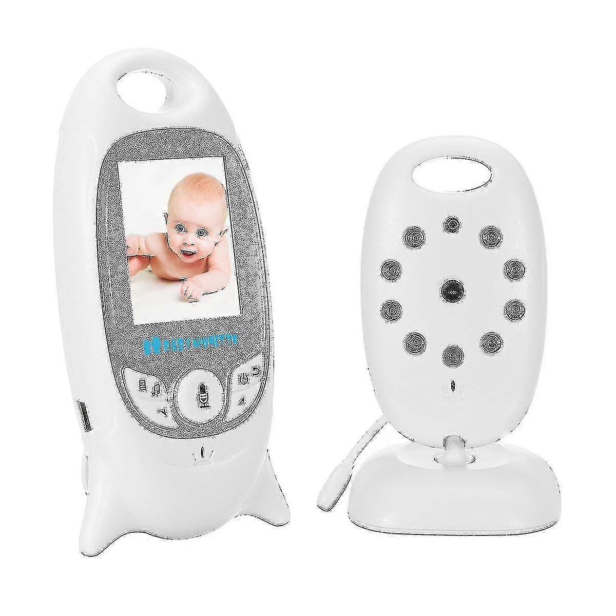 Wireless Video Baby Monitor Color Security Camera 2 Way Night Vision Infrared Led Temperature Monitor